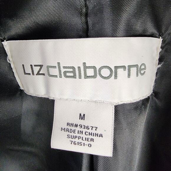 Liz Claiborne Wool Overcoat 42" 3-Button Medium - Picture 8 of 9